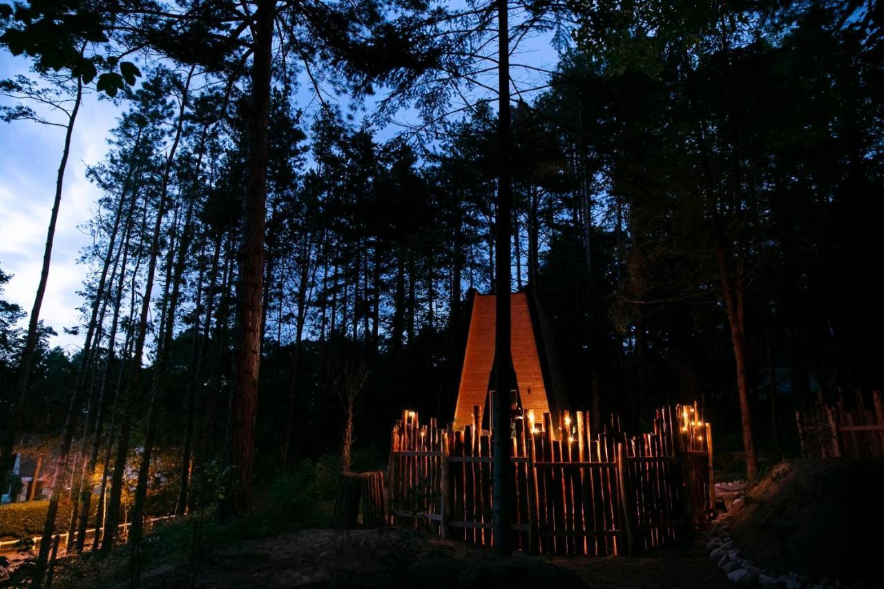 Bain De Foret - Lodges Cosy & Spa Neufchâtel-Hardelot Exterior photo